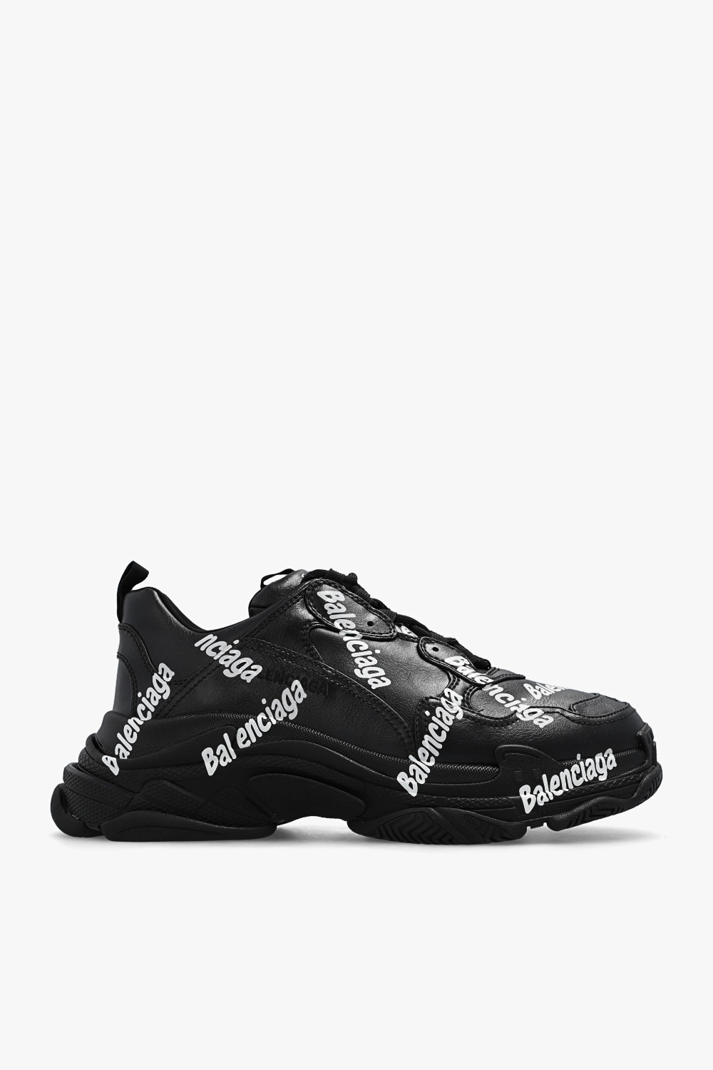 Balenciaga triple s full black online